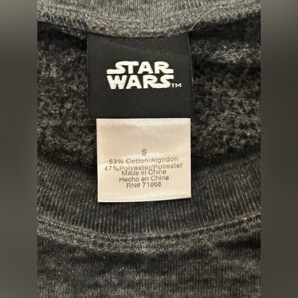 Star Wars Darth Vader Fan Crew Neck Faded Sweater Lightweight Casual Women's - Picture 6 of 9